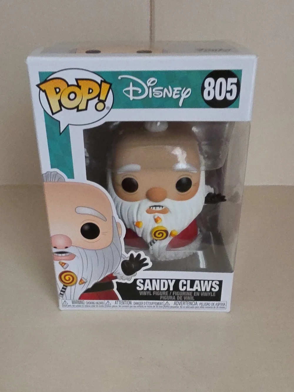 Funko Sandy Claws Vinyl Figure - White, Red, Tan